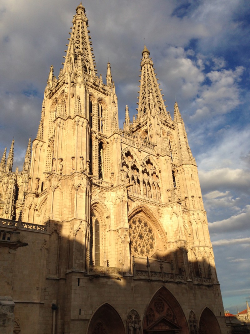 Detalle de la catedral de Burgos