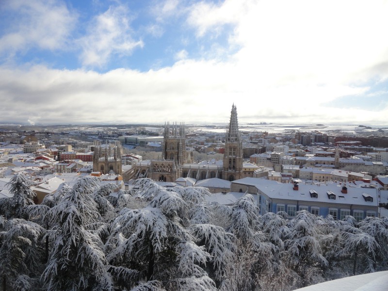Catedral, Burgos y la nieve