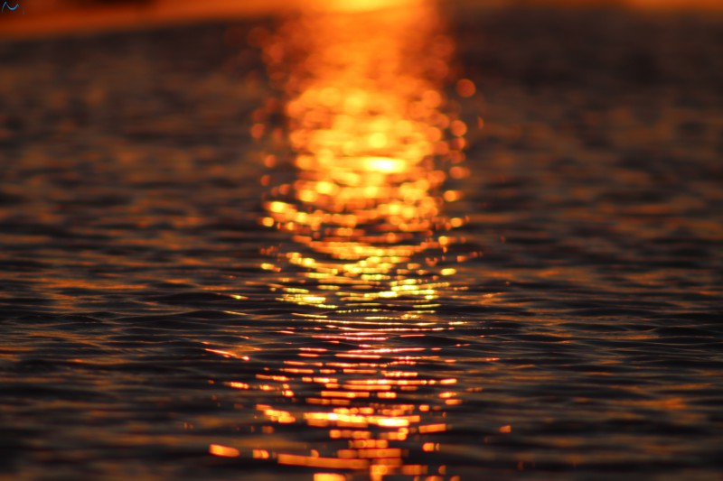 Reflejo del atardecer