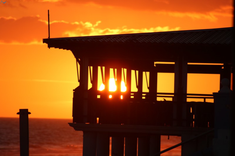 Atardecer playa Doñana