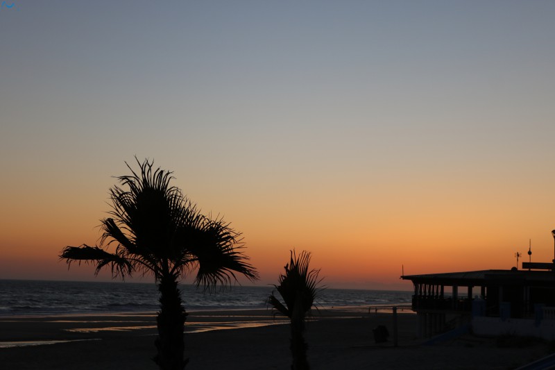 Atardecer playa Doñana