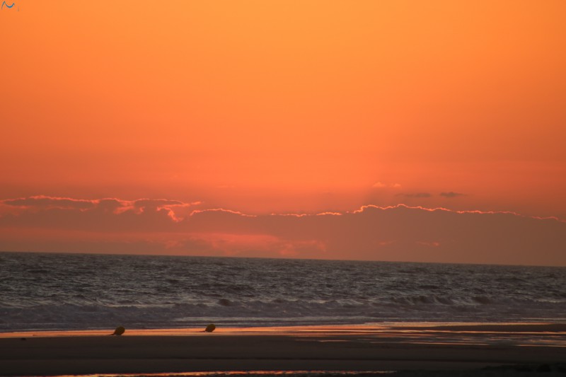 Atardecer en la playa