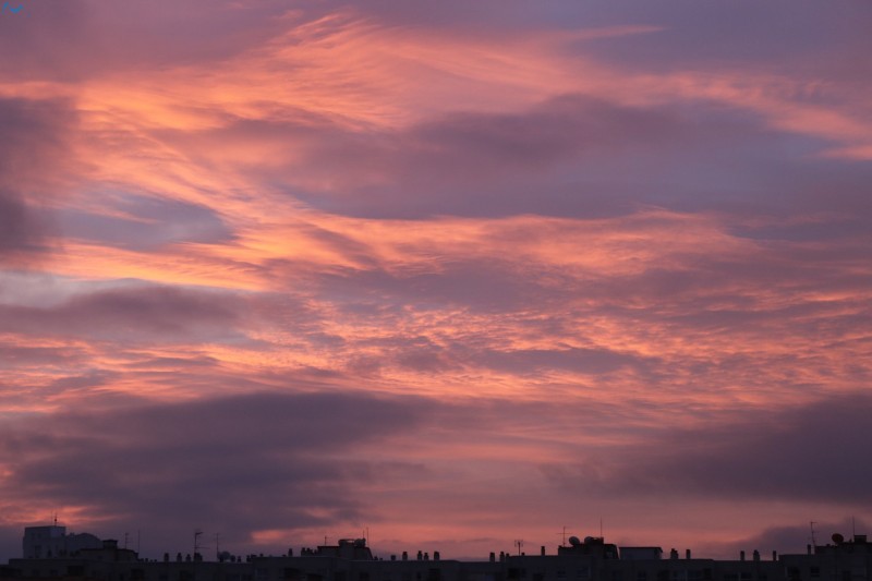 Un atardecer en Burgos