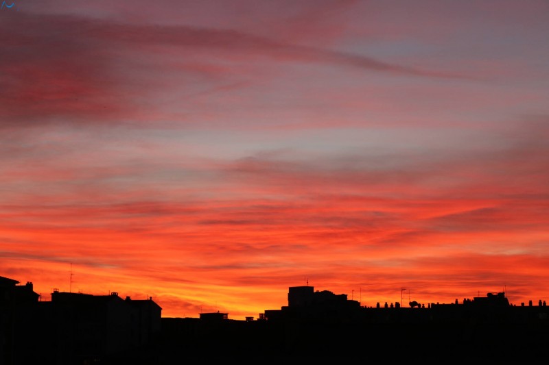 Amanecer en Burgos