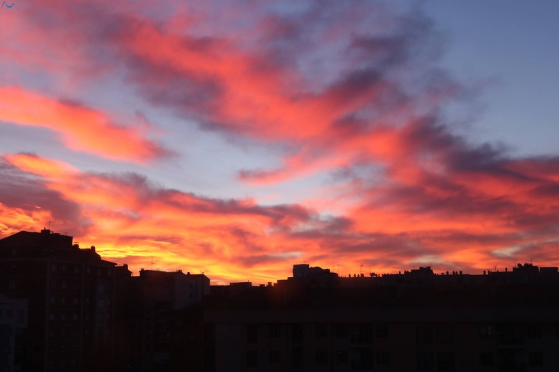 Amanecer en Burgos