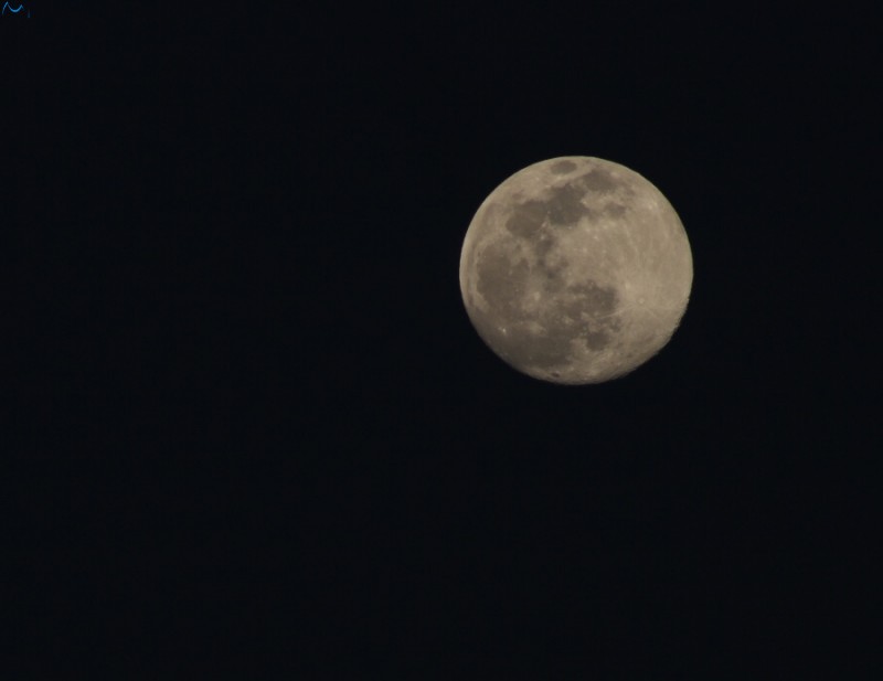 Luna del gusano desde Burgos