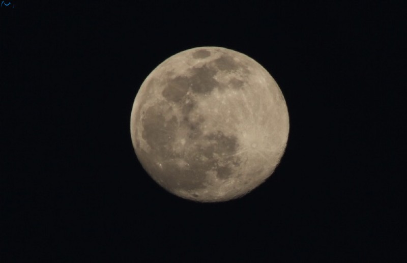 Luna del gusano desde Burgos