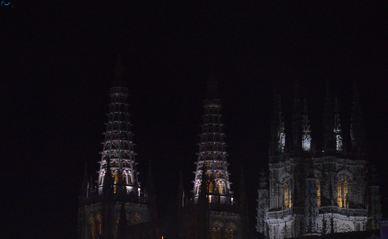 Luces sobre la catedral Navidades 2021