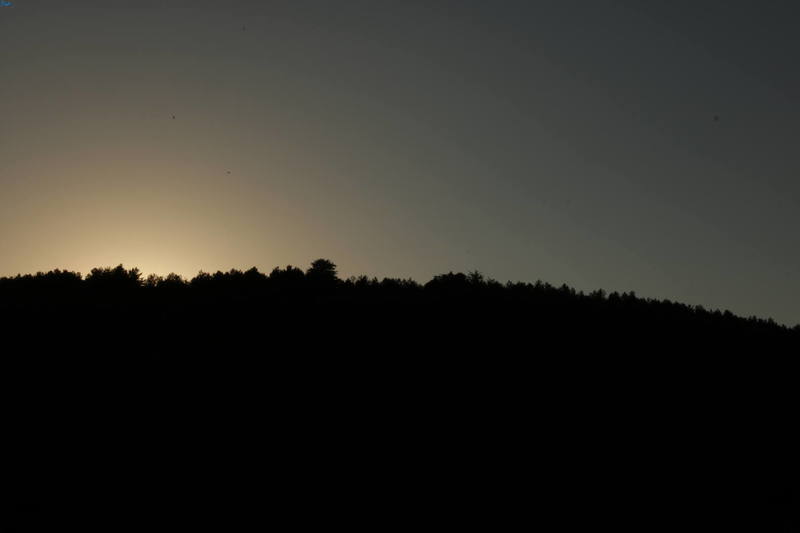 Atardecer desde la oficina