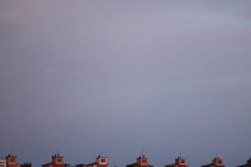 Parte alta de las casas