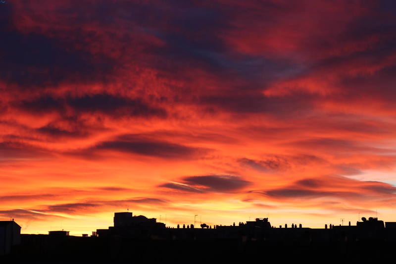 Amanecer en Burgos