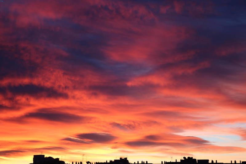 Amanecer en Burgos