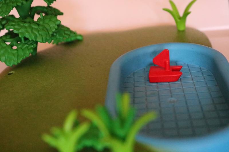 Preprando montaje de verano playmoblil y JumPing Clay