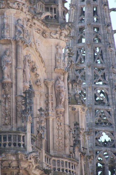 Detalle de la catedral de Burgos