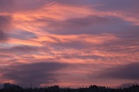 Un atardecer en Burgos