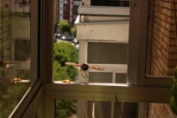 Elegante toma de ventana