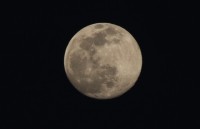 Luna del gusano desde Burgos